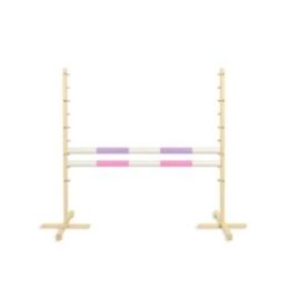 Hobby horse šuolių kliūtis, 2 kartelės, šviesiai violetinė/rožinė - Super Hobby Horse