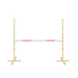 Hobby horse šuolių kliūtis 160 cm, šviesiai rožinė kartelė - Super Hobby Horse
