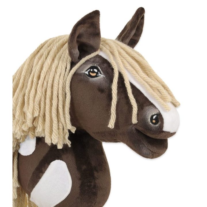 Hobby horse žirgas A4, 68 cm, tamsiai bėras (tamsiai rudas) - Super Hobby Horse Premium