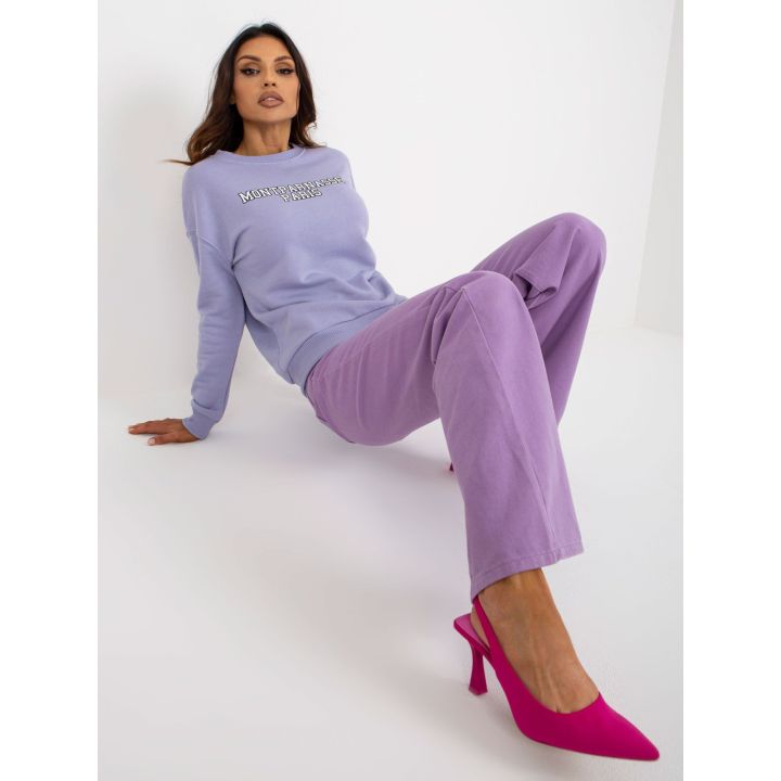 Megztinis šviesiai violetinis