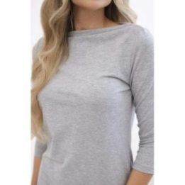 Klasikinė medvilninė suknelė, pilka