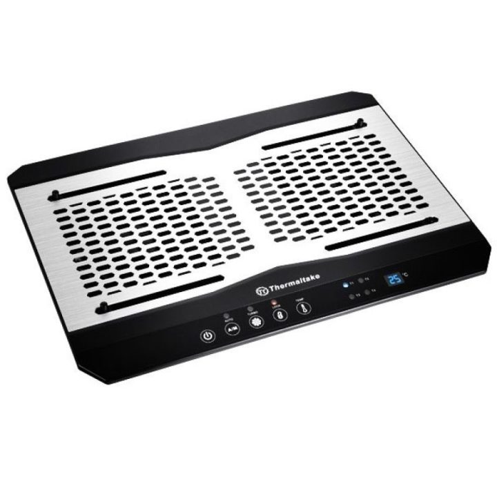 Nešiojamojo kompiuterio aušinimo stovas Thermaltake Massive TM, 2 ventiliatoriai, 17.x colio