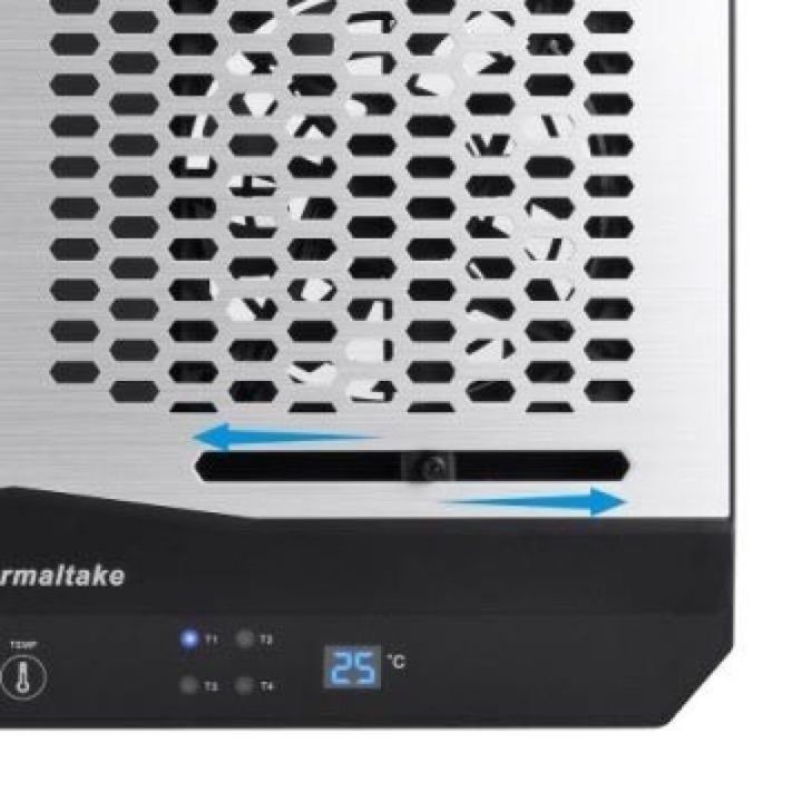 Nešiojamojo kompiuterio aušinimo stovas Thermaltake Massive TM, 2 ventiliatoriai, 17.x colio