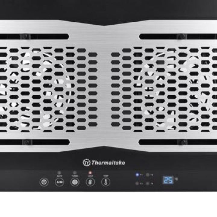 Nešiojamojo kompiuterio aušinimo stovas Thermaltake Massive TM, 2 ventiliatoriai, 17.x colio
