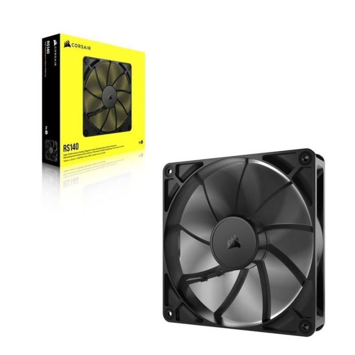 Kompiuterio korpuso ventiliatorius Corsair RS140, 140 mm, juodas