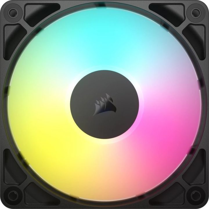 Kompiuterio korpuso aušintuvas Corsair RS120 ARGB, 120 mm, juodas