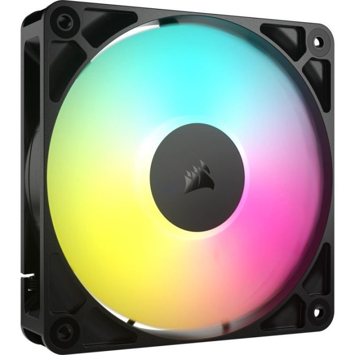 Kompiuterio korpuso aušintuvas Corsair RS120 ARGB, 120 mm, juodas