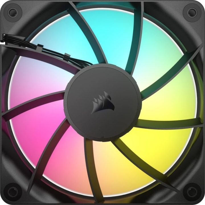 Kompiuterio korpuso aušintuvas Corsair RS120 ARGB, 120 mm, juodas