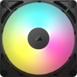 Kompiuterio ventiliatorius CORSAIR RS140 ARGB, 140 mm, 1 vnt., juodas