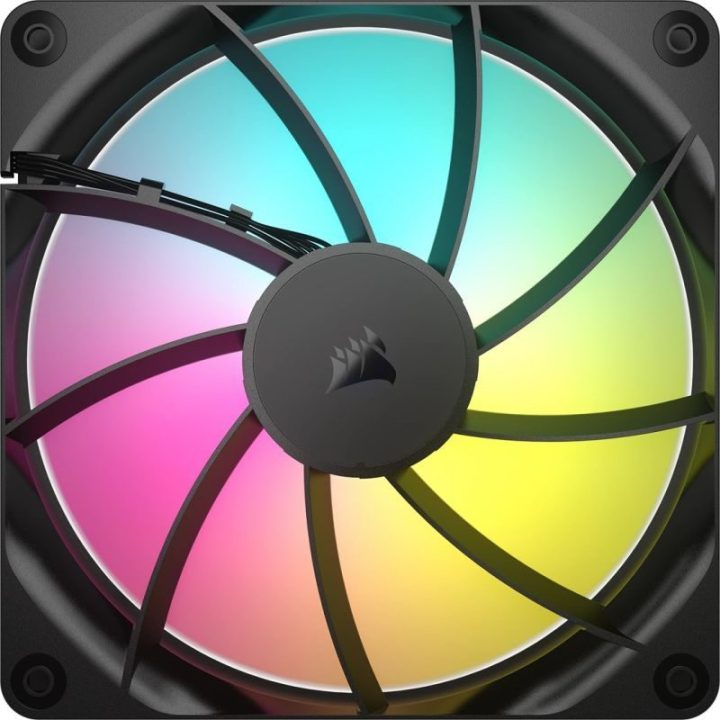 Kompiuterio ventiliatorius CORSAIR RS140 ARGB, 140 mm, 1 vnt., juodas