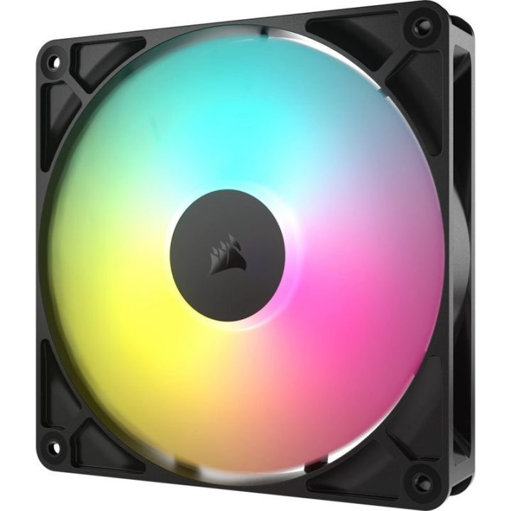 Kompiuterio ventiliatorius CORSAIR RS140 ARGB, 140 mm, 1 vnt., juodas