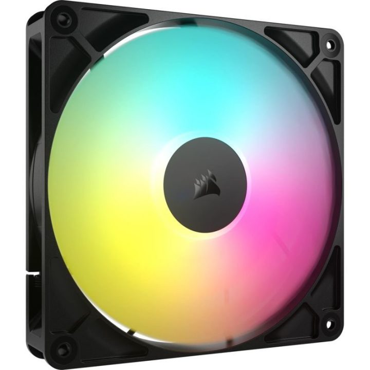 Kompiuterio ventiliatorius CORSAIR RS140 ARGB, 140 mm, 1 vnt., juodas