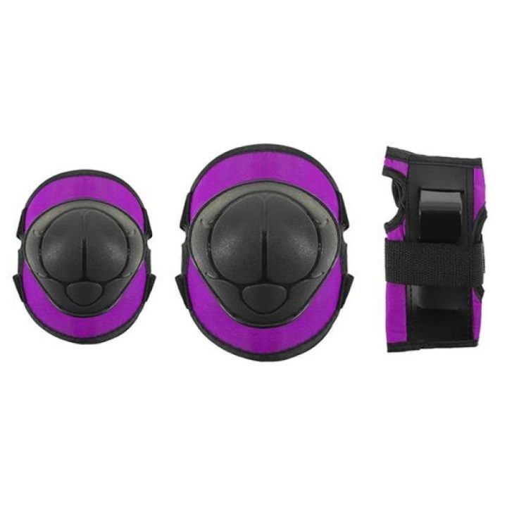Apsaugų rinkinys riešams, alkūnėms ir keliams Nils Extreme H110, M dydžio, violetinis