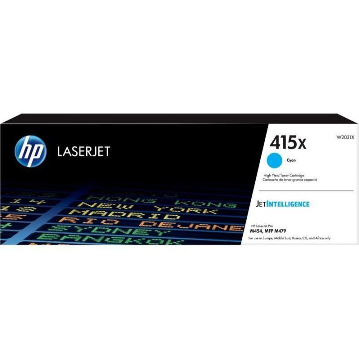 Tonerio kasetė HP 415X, žydra, 6000 psl., W2031X