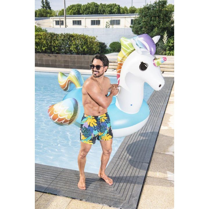 Pripučiamas vienaragio formos plūduras Bestway, 224 × 164 cm