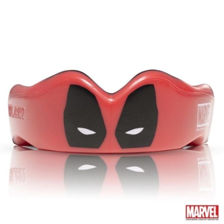 Dantų apsauga su Deadpool motyvu Top Ten, suaugusiųjų, raudona ir juoda