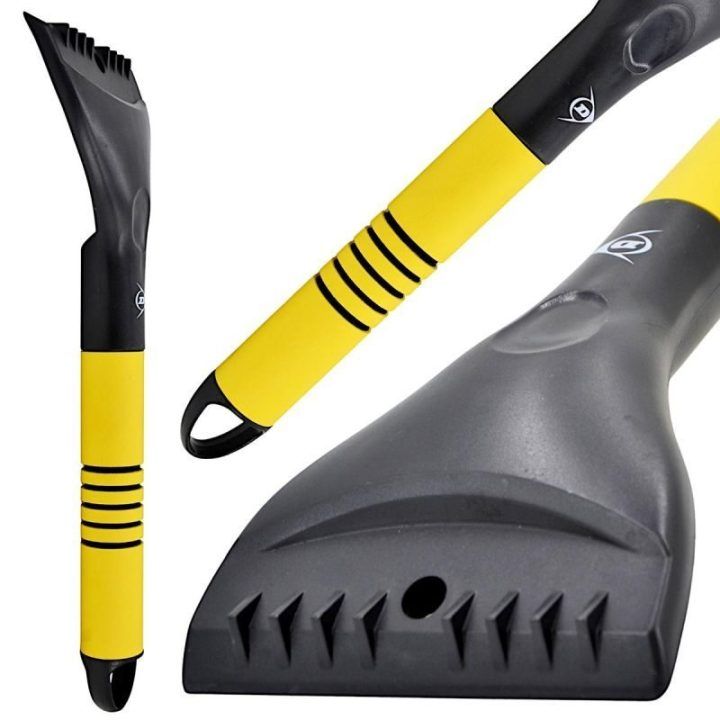 Automobilio langų grandiklis Dunlop, 34,5 cm, geltonas ir juodas