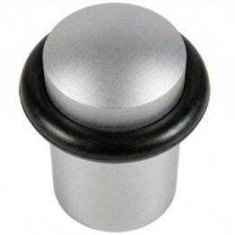 Durų stabdiklis iš nerūdijančiojo plieno su satino apdaila Kowalski, 27/46 mm