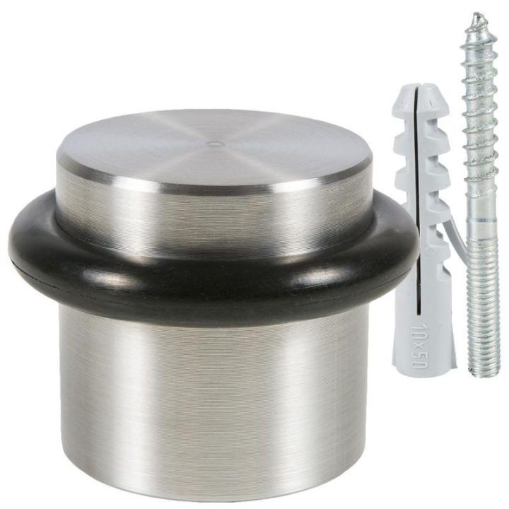 Grindinis durų atmušėjas iš nerūdijančiojo plieno Kowalski, 30/30 mm