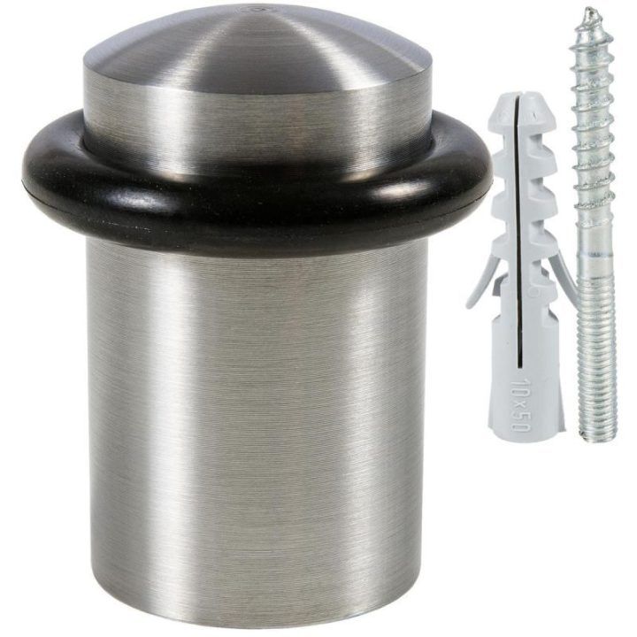 Grindinis durų stabdiklis iš nerūdijančiojo plieno Kowalski, 27/46 mm