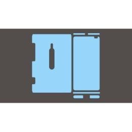 Apsauginė plėvelė ekranui ir galinei daliai Nokia Lumia 800 Wrapsol Ultra