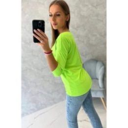 Moteriška medvilninė laisvalaikio palaidinė, žalia