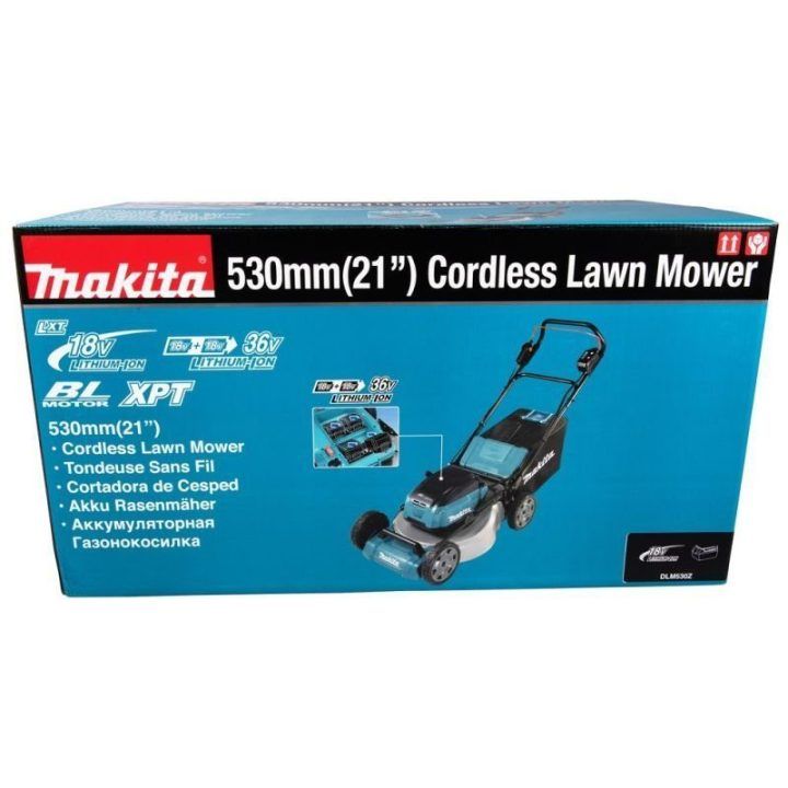 Akumuliatorinė vejapjovė Makita DLM530Z, 53 cm