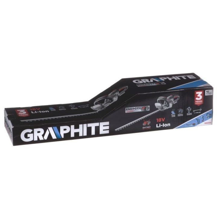 Gyvatvorių žirklės Graphite ENERGY+ 18V, 57 cm