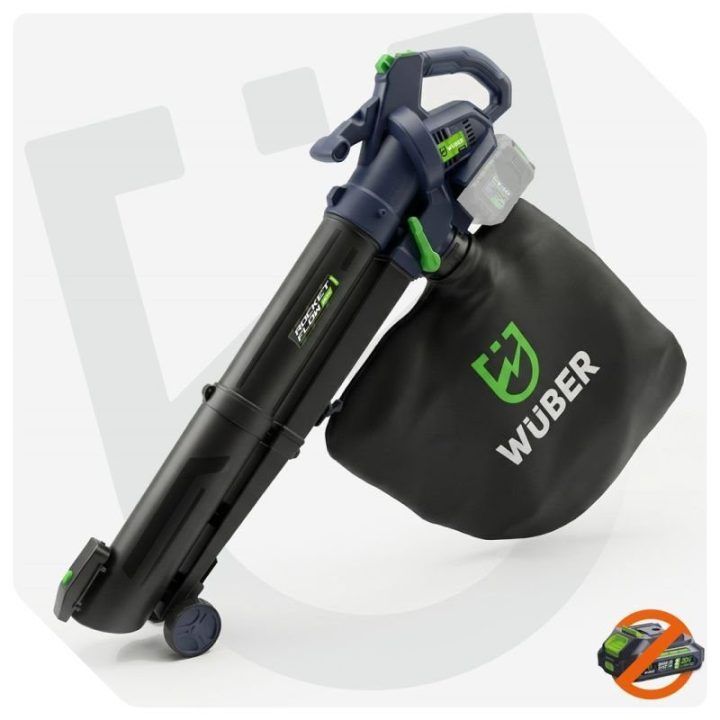 Akumuliatorinis lapų pūstuvas-siurblys WUBER W04403, 40 V, 245 km/h