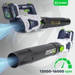 Akumuliatorinis lapų pūstuvas Wuber W04400, juoda, balta ir tamsiai mėlyna