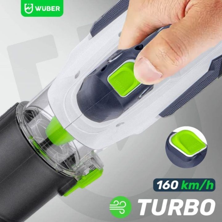 Akumuliatorinis lapų pūstuvas Wuber W04400, juoda, balta ir tamsiai mėlyna