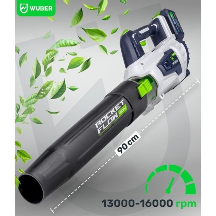Akumuliatorinis lapų pūstuvas Wuber W04400, juoda, balta ir tamsiai mėlyna