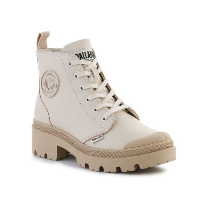 Moteriški odiniai aulinukai Palladium Pallabase Leather, pilki