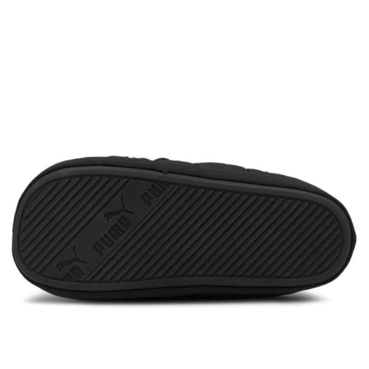 Moteriškos ir vyriškos žieminės šlepetės PUMA Scuff, juodos