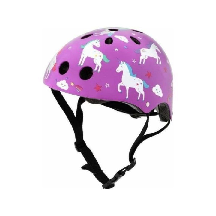 Mergaičių dviračio šalmas HORNIT Unicorn, M, rožinė ir balta