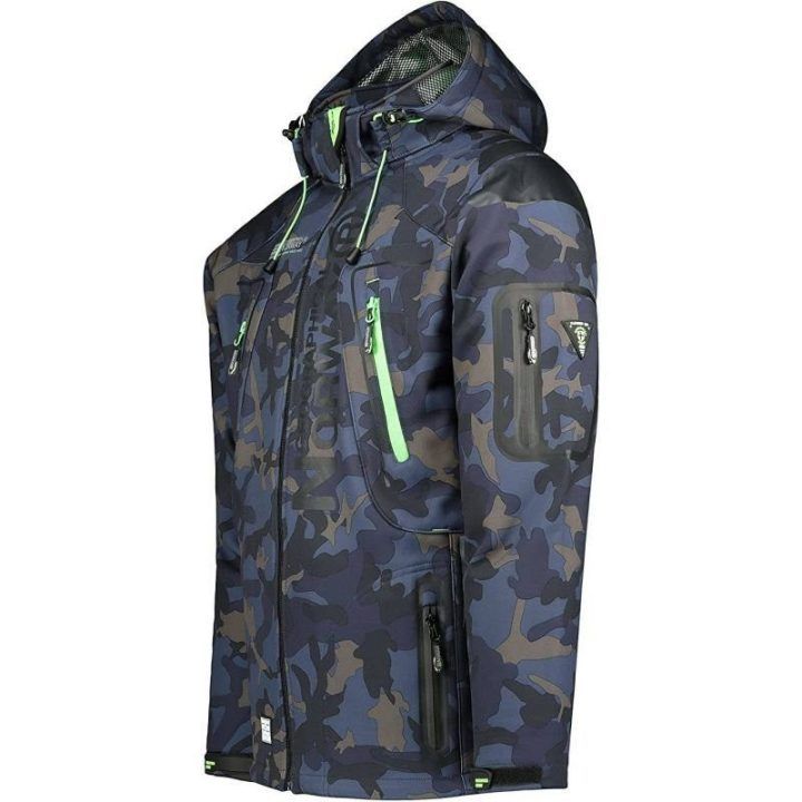 Vyriška softshell striukė Geographical Norway Techno, tamsiai mėlyna