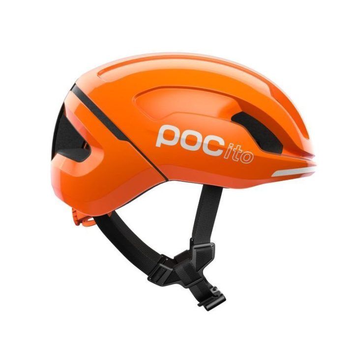 Vaikiškas dviračio šalmas POC Pocito Omne Mips, oranžinis