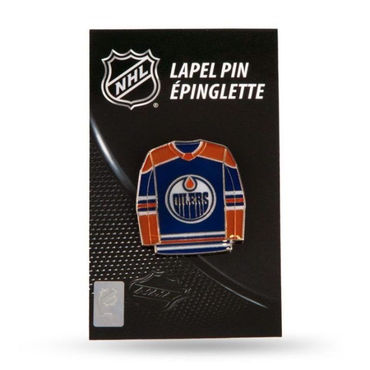 Hokejo marškinėlių formos metalinis ženkliukas Inglasco NHL Jersey