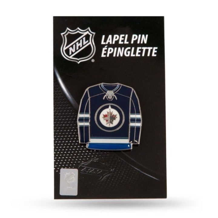 Hokejo marškinėlių formos metalinis ženkliukas Inglasco NHL Jersey
