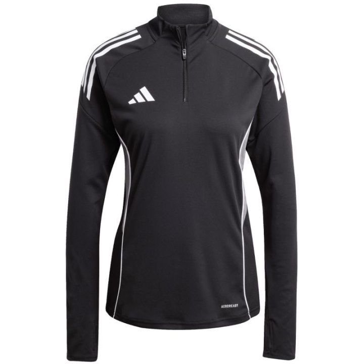 Moteriškas futbolo džemperis adidas Tiro 25, juodas ir pilkas