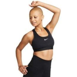 Sportinė liemenėlė Nike Swoosh Nesium Support, juoda