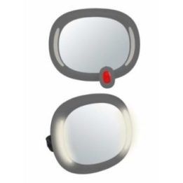 Automobilinis veidrodėlis vaikui su LED apšvietimu Topgal