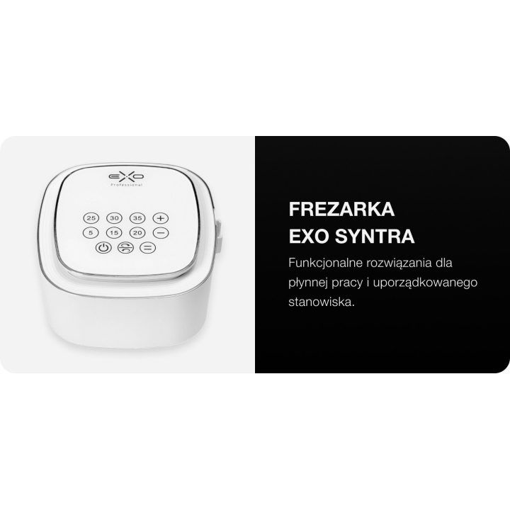 Nagų frezavimo aparatas Exo Syntra, baltas