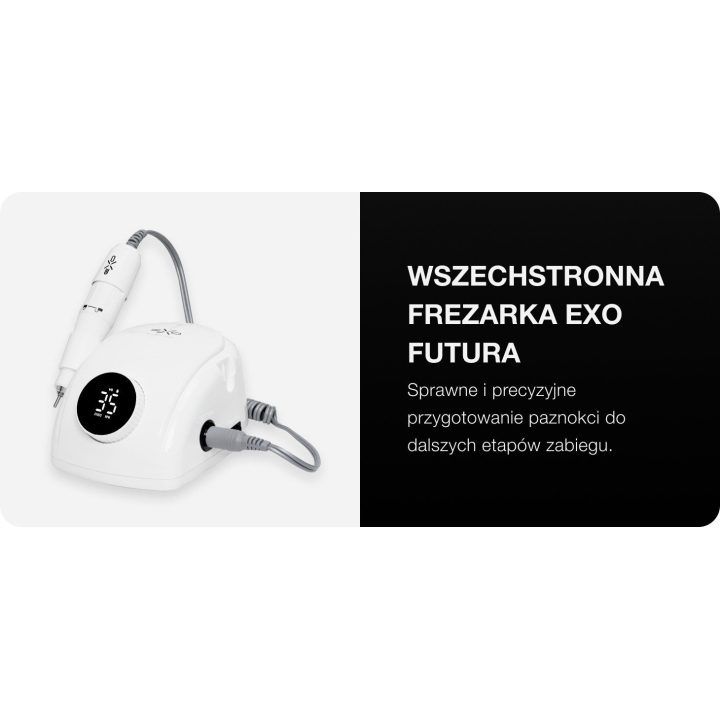 Nagų frezavimo aparatas Exo Futura, baltas