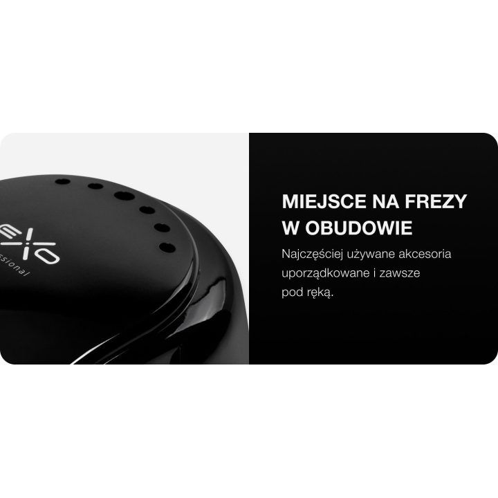 Nagų frezavimo aparatas Exo Futura, 65 W, juodas
