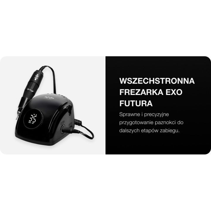 Nagų frezavimo aparatas Exo Futura, 65 W, juodas