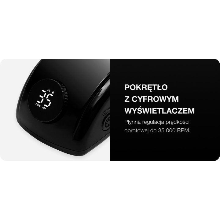Nagų frezavimo aparatas Exo Futura, 65 W, juodas