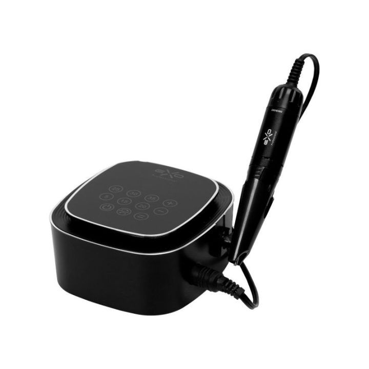 Nagų frezavimo aparatas su Twist-Lock sistema Exo Syntra, juodas