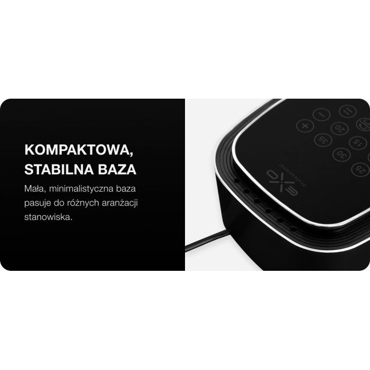 Nagų frezavimo aparatas su Twist-Lock sistema Exo Syntra, juodas