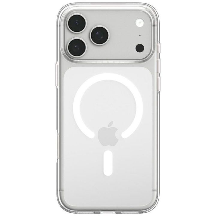 Dėklas iPhone 18 Pro Max / 17 Pro Max Spigen Liquid Crystal Mag MagSafe, skaidrus / baltas